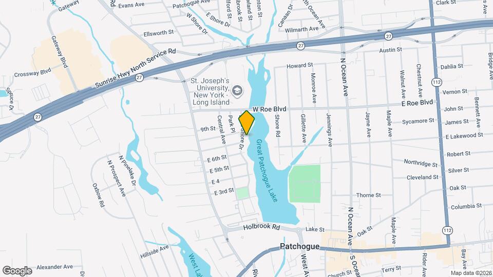 119 Lake Shore Dr Map and Location Details