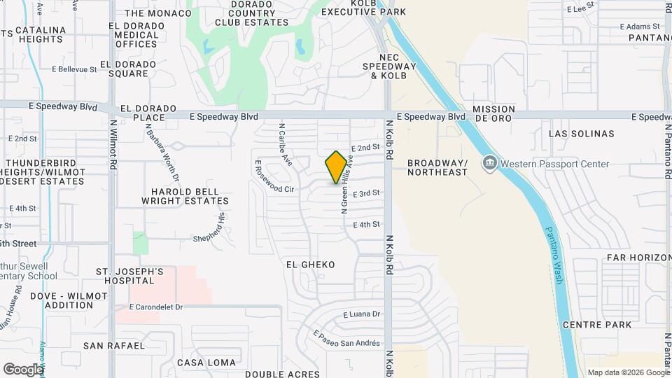 6931 E 3rd St Map and Location Details