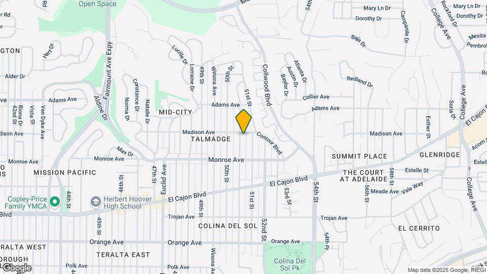 4583-4585 Altadena Ave Map and Location Details
