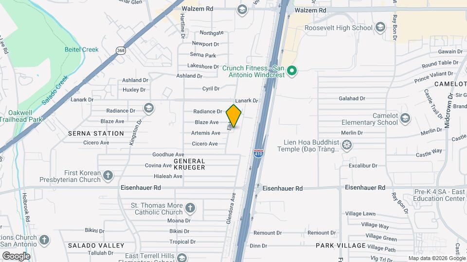 606 Elkhorn Dr Map and Location Details