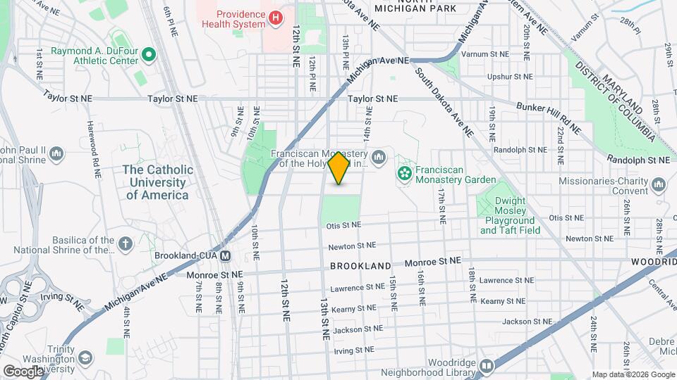 1318 Perry St NE Map and Location Details
