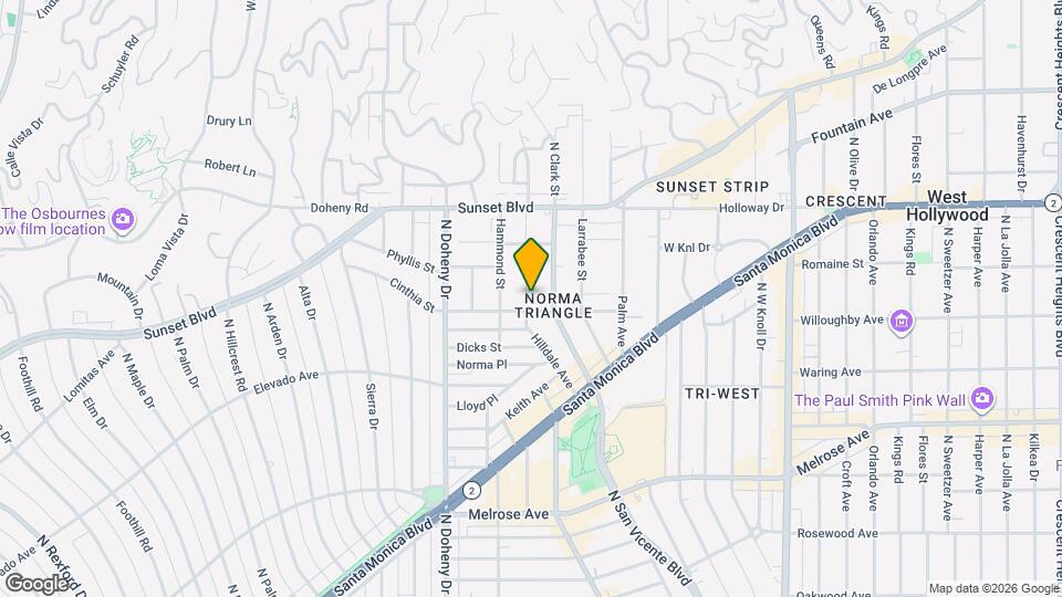 912 Hilldale Ave Map and Location Details