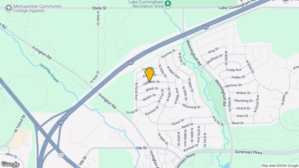 9135 Hanover St Map and Location Details