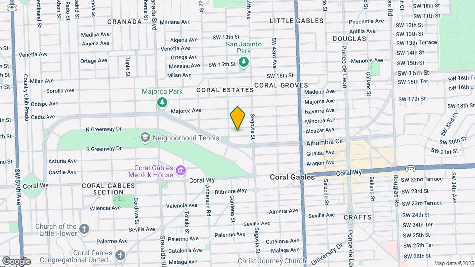 633 Alcazar Ave Map and Location Details