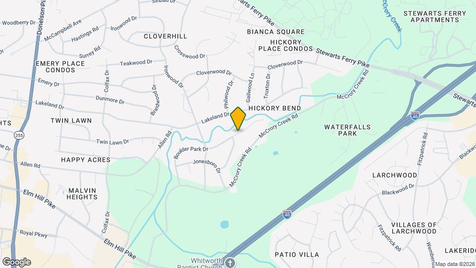 3119 Boulder Park Dr Mapa y Detalles de la Ubicación