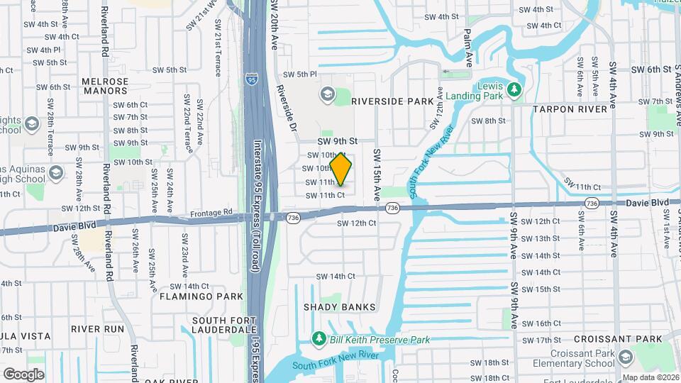 1621 SW 11th Ct Mapa y Detalles de la Ubicación