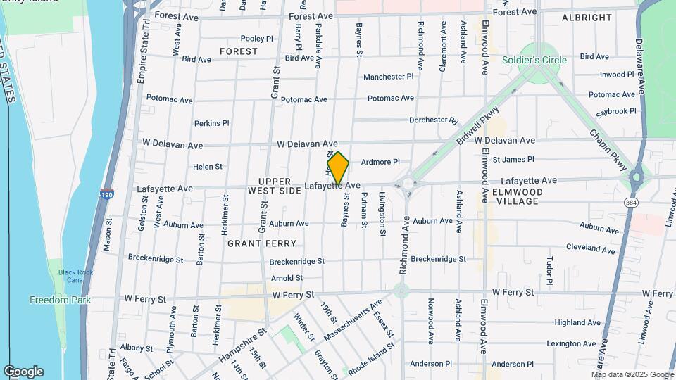 333 Lafayette Ave Map and Location Details