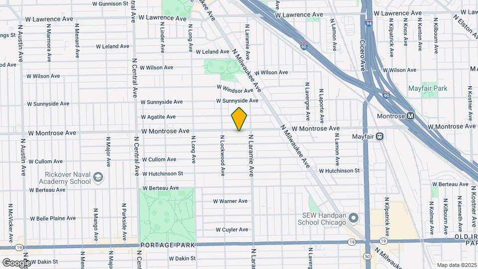 5225 W Montrose Ave Map and Location Details