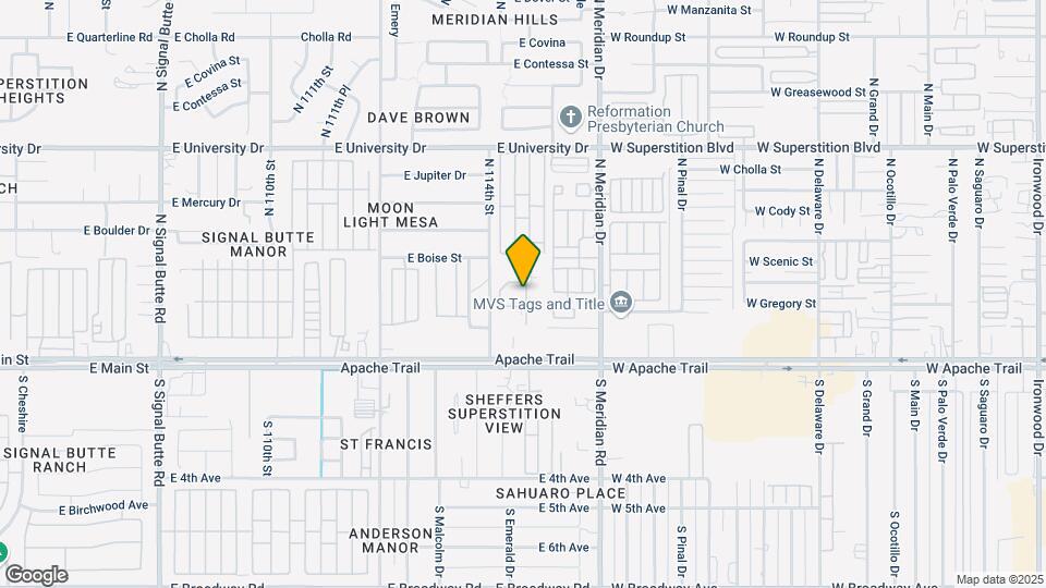 Senior Cottages of Apache Junction Mapa y Detalles de la Ubicación