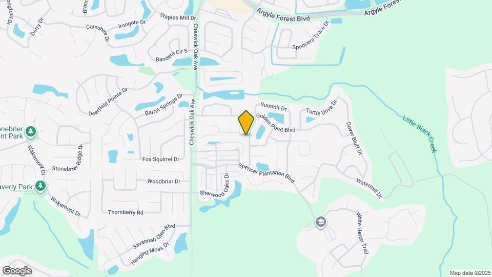 3103 Olde Sutton Parke Dr Mapa y Detalles de la Ubicación