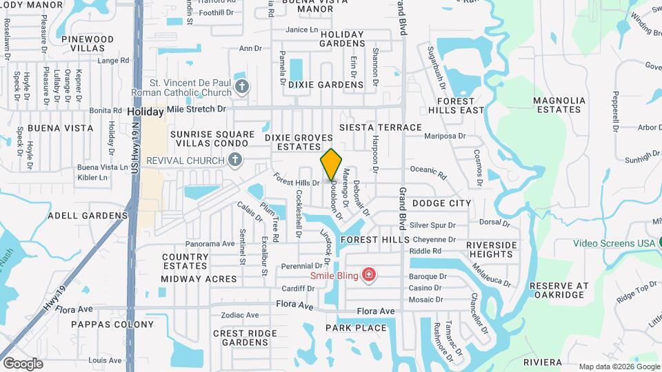 5214 Forest Hills Dr Map and Location Details