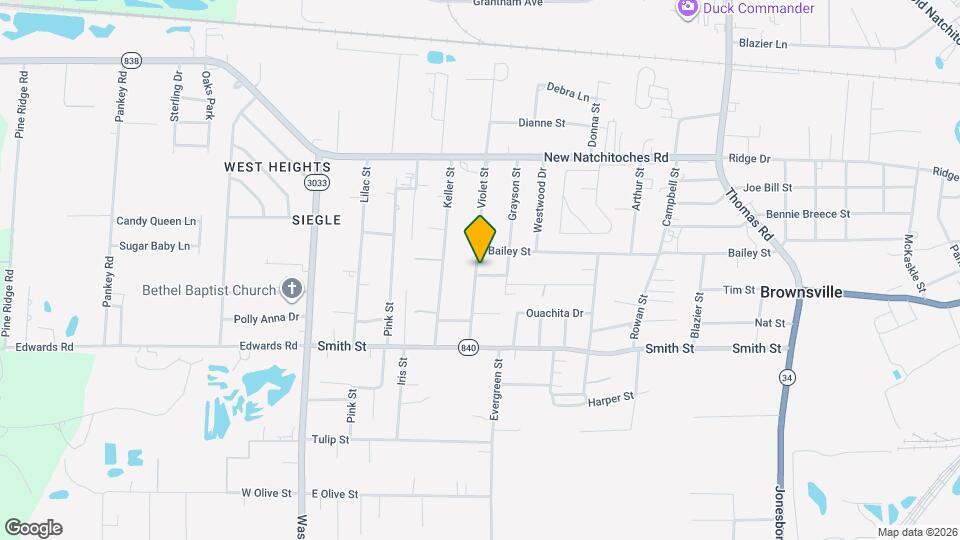 808 Kyle St Map and Location Details