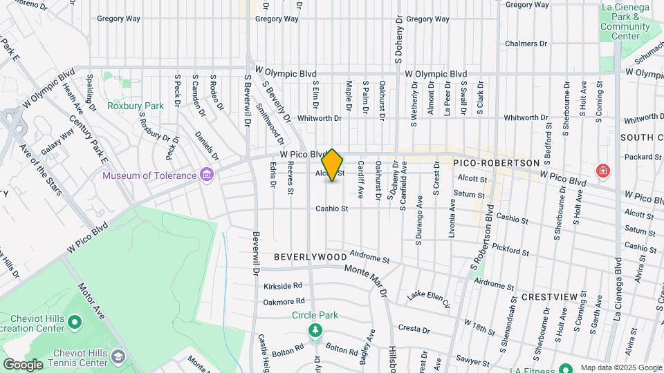 1454 S Rexford Dr Map and Location Details