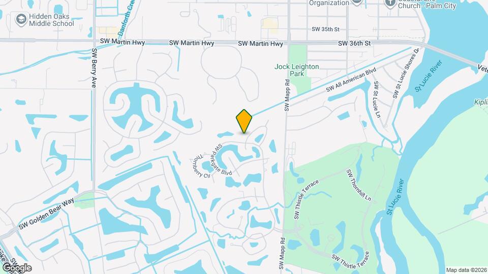 4194 SW Gleneagle Cir Map and Location Details