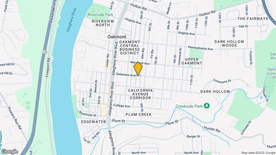 504 Delaware Ave Map and Location Details
