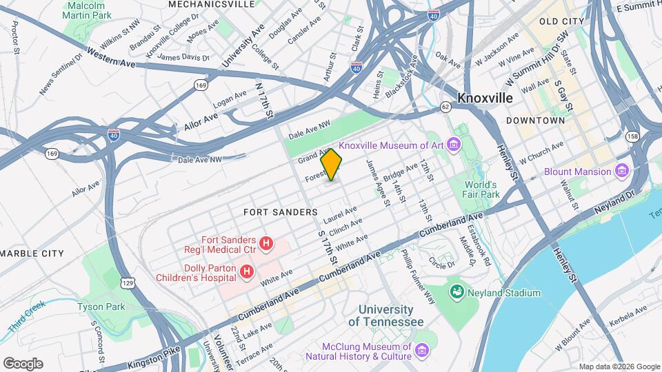 1636 Queen Anne Wy Map and Location Details