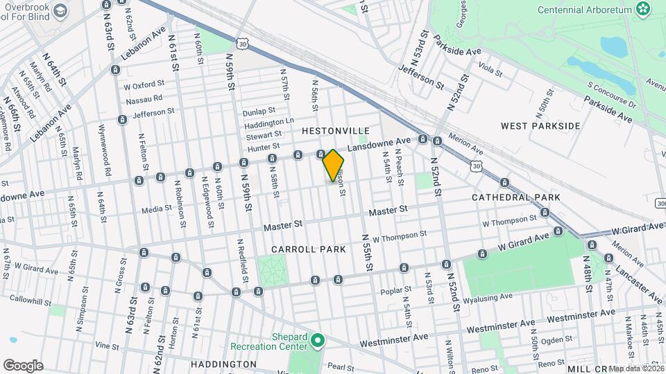 5540 Media St Map and Location Details