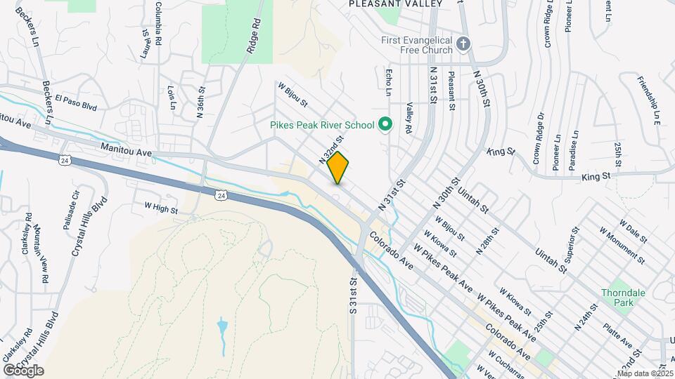 3151 W Pikes Peak Ave Map and Location Details