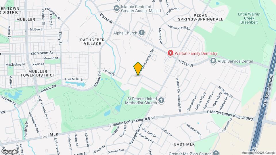 4635 Marlo Dr Mapa y Detalles de la Ubicación