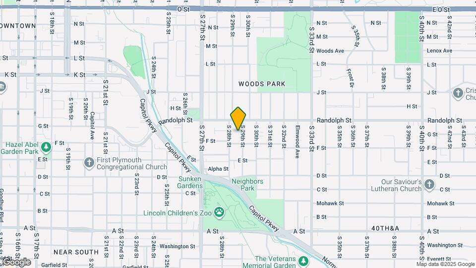 845 S 29th St Map and Location Details