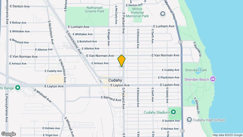 4575 S Packard Ave Map and Location Details