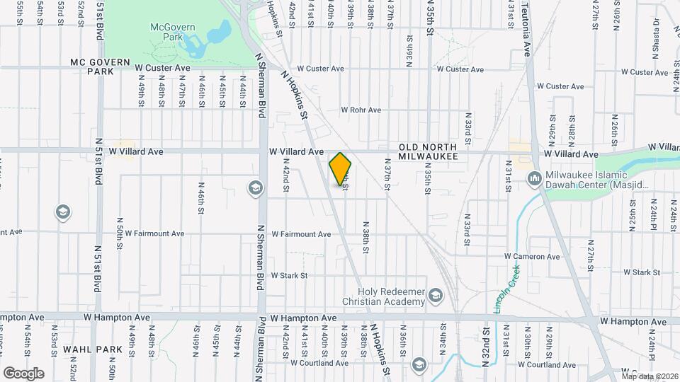 5113 N 39th St Map and Location Details