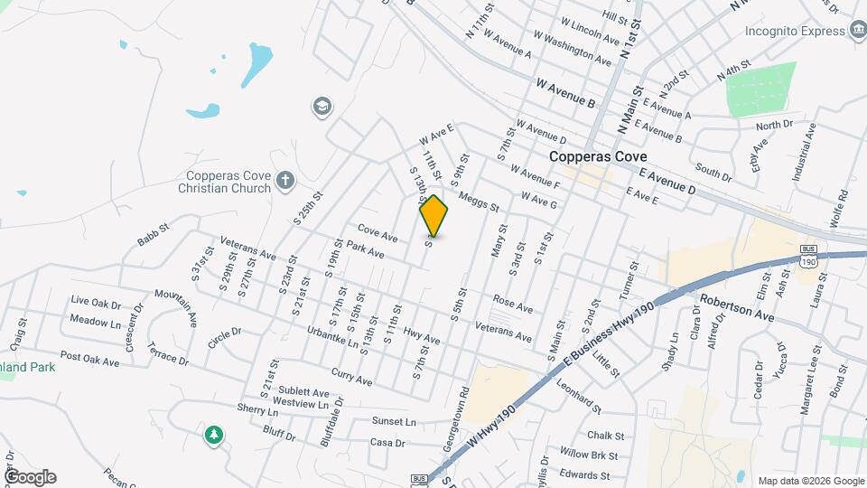 709 S 11th St Map and Location Details