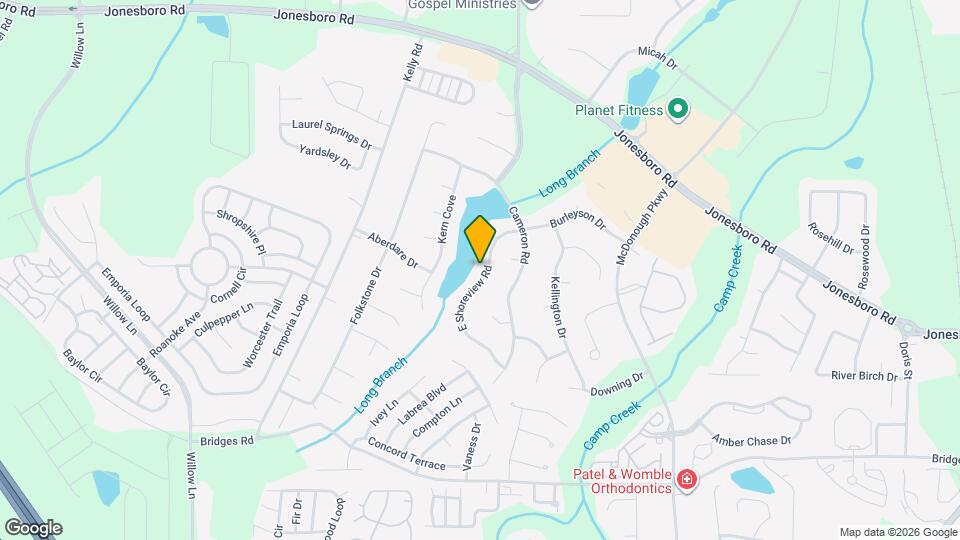 1116 E Shoreview Rd Mapa y Detalles de la Ubicación