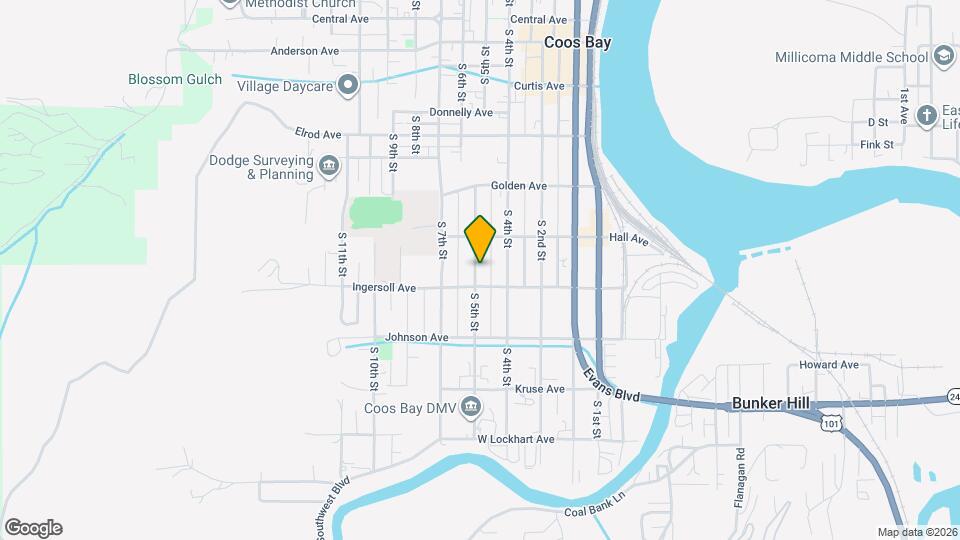 864 S 5th St Map and Location Details