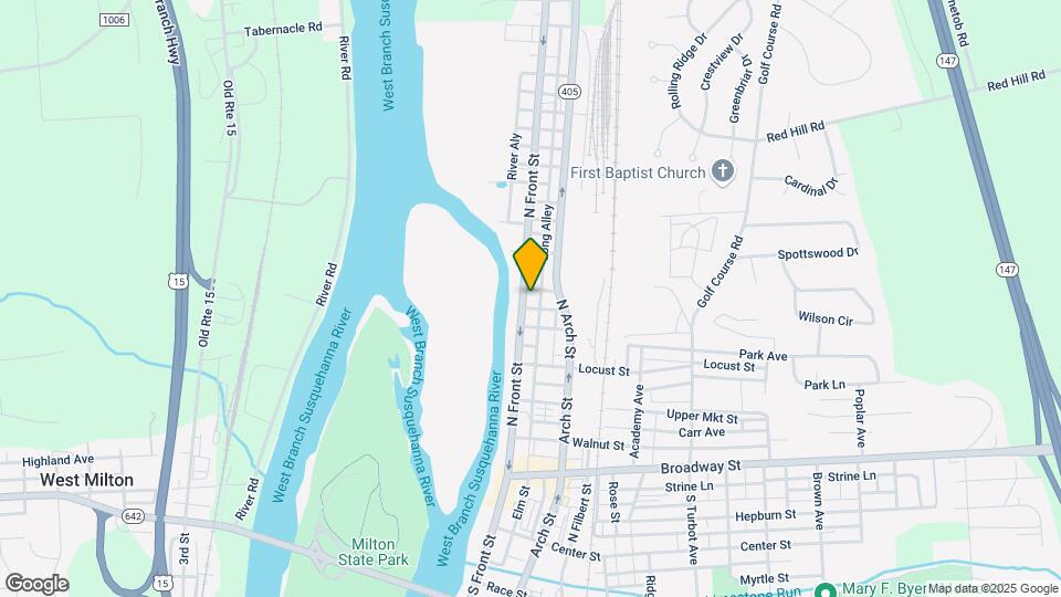 437 N Front St Mapa y Detalles de la Ubicación