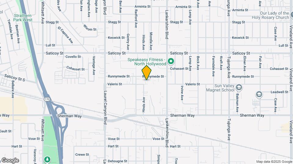 11809 Valerio St, Unit 2 Map and Location Details