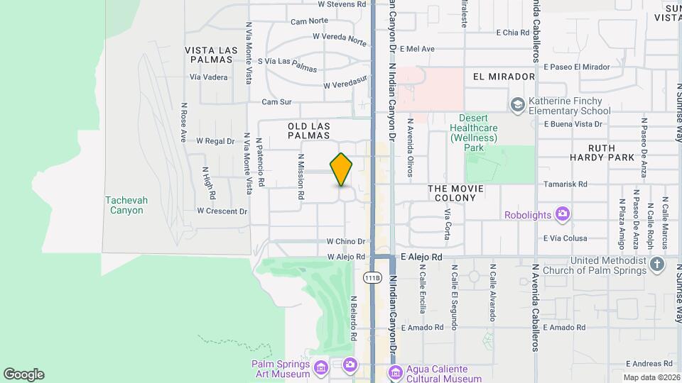 780 N Prescott Dr, Unit Guest House Mapa y Detalles de la Ubicación