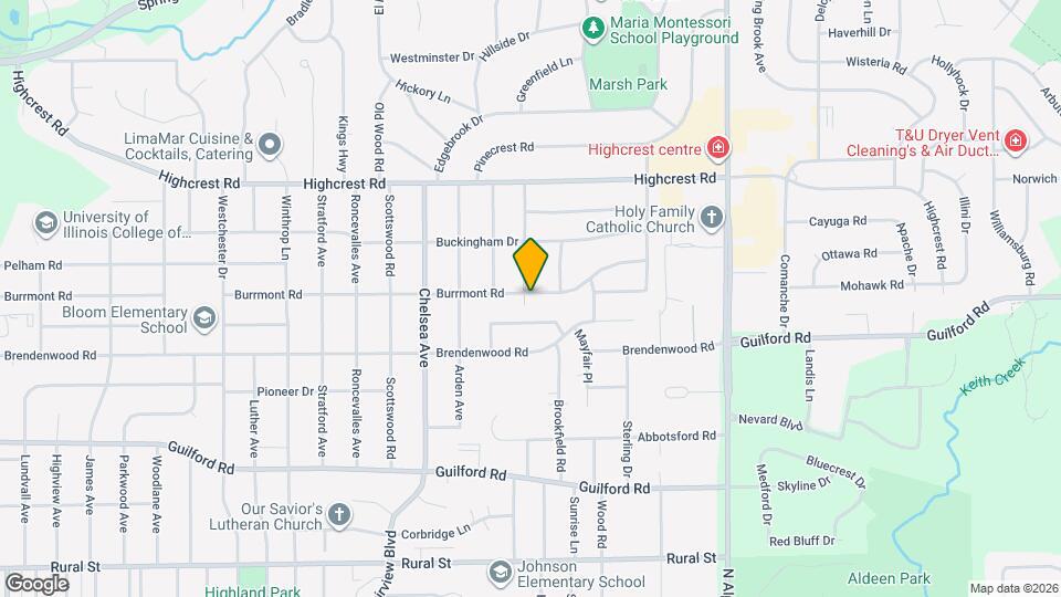 3903 Burrmont Rd Map and Location Details