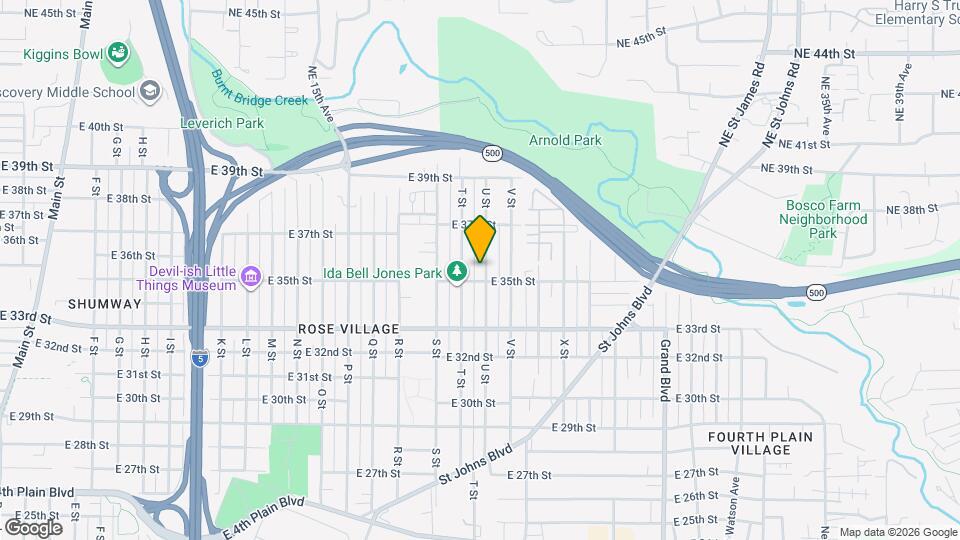 3504 U St Map and Location Details