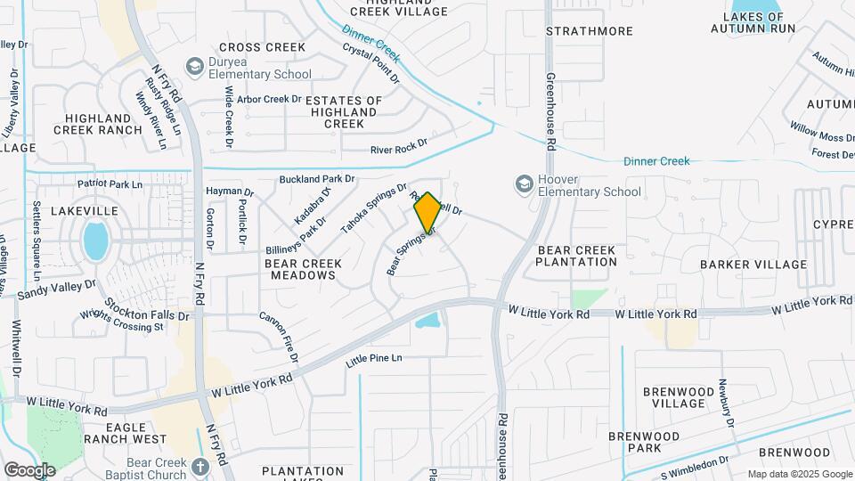 19410 Bear Springs Dr Map and Location Details