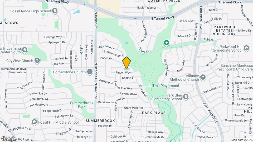 4721 Rincon Way Map and Location Details