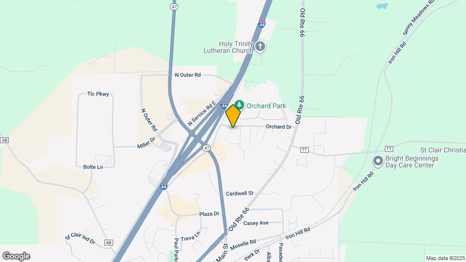 1010 Orchard Dr Map and Location Details