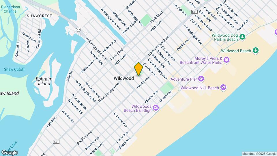 134 E Andrews Ave Mapa y Detalles de la Ubicación
