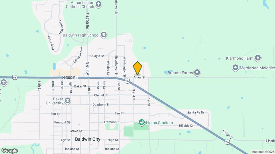 127 Ames St Map and Location Details