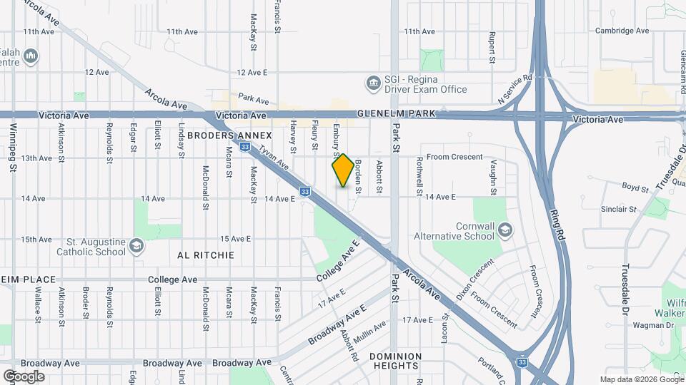2169 Embury St Map and Location Details