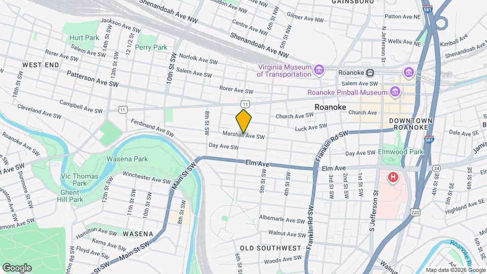 546 Marshall Ave SW Map and Location Details