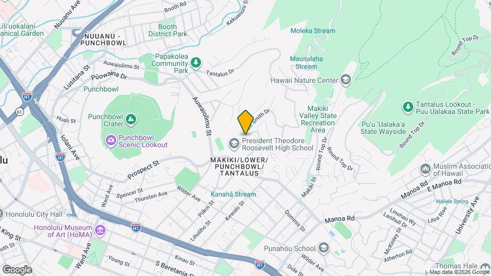 1970 Mott-Smith Dr Map and Location Details