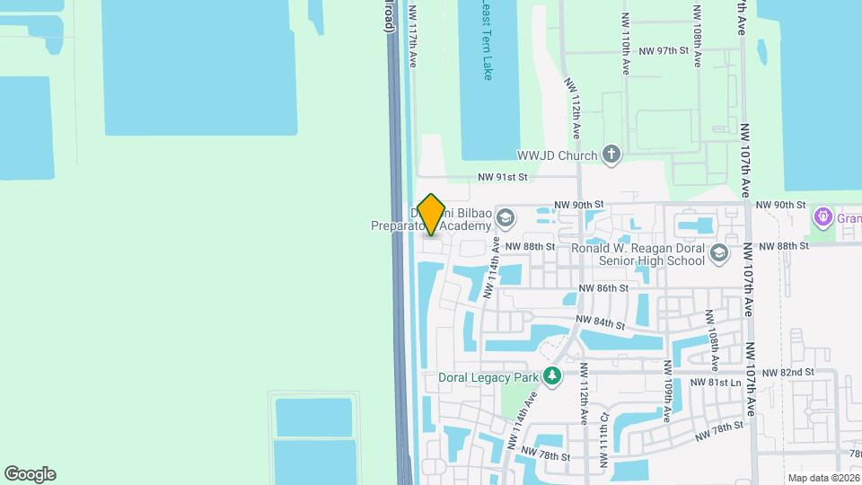 11668 NW 88th Ln Map and Location Details