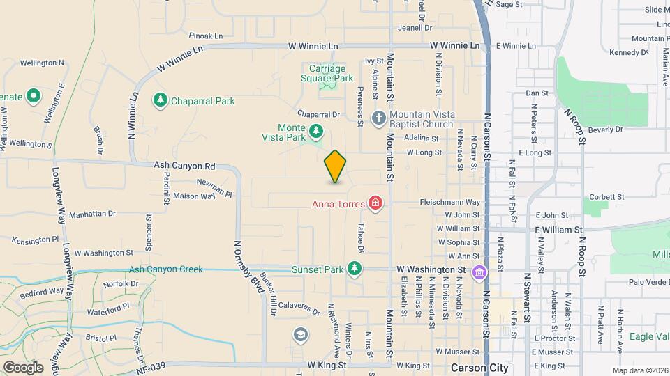 1064 Copper Hl Ave Map and Location Details