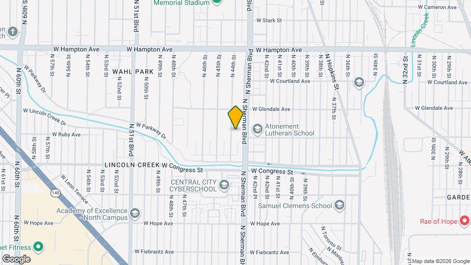 4516 N 44th St Mapa y Detalles de la Ubicación