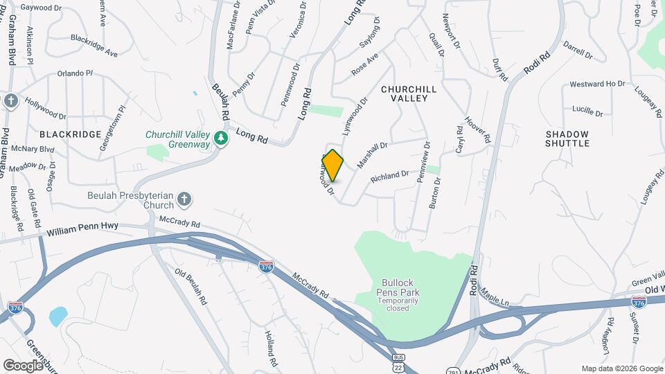 209 Briarwood Dr Map and Location Details