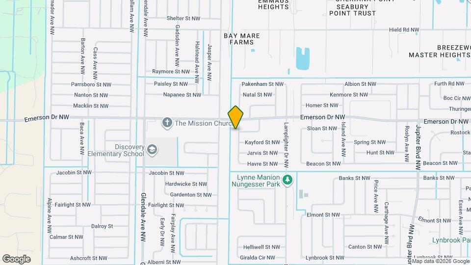 1274 Coral Reef Ave NW Map and Location Details