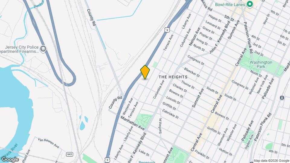 119 Terrace Ave Map and Location Details