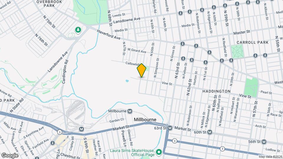 6522 Vine St Map and Location Details