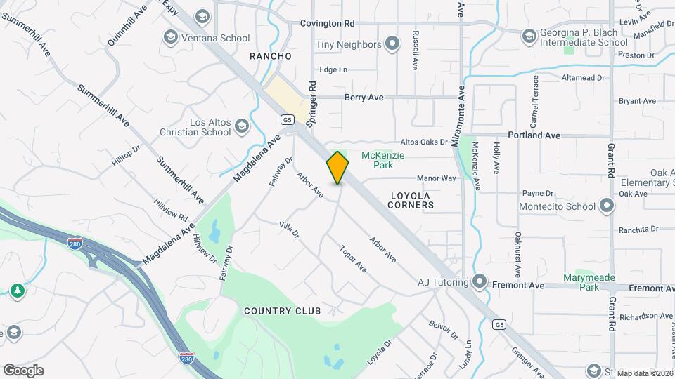 1359 Country Club Dr Map and Location Details